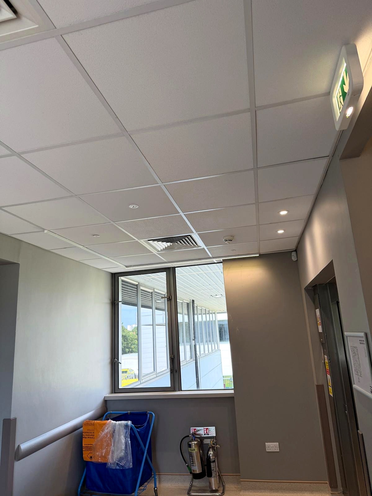 Glass Partitioning & Suspended Ceiling