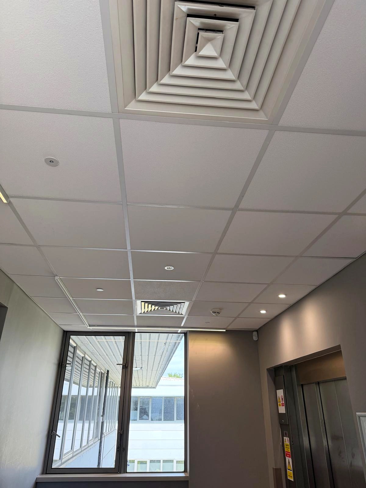 Glass Partitioning & Suspended Ceiling
